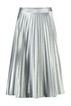 Metallic plissé rok