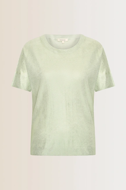 Metallic trui