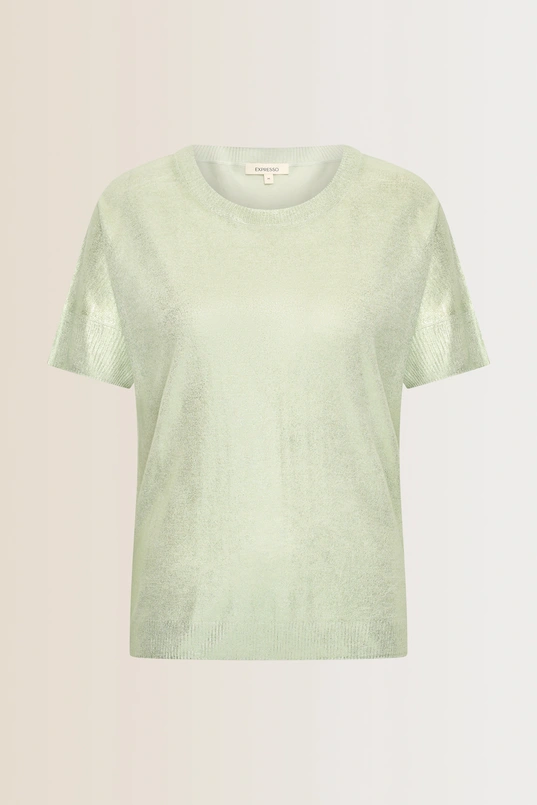 Metallic trui