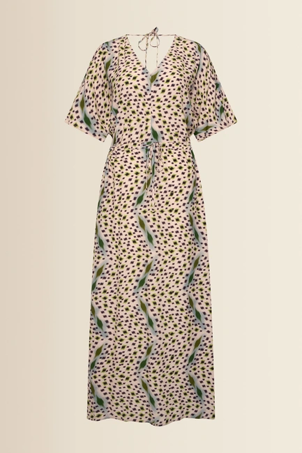 Midi-jurk met print