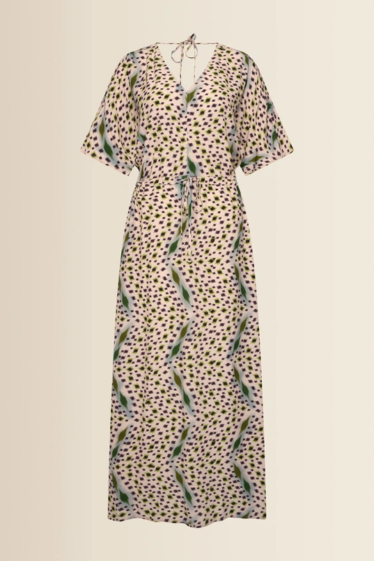 Midi-jurk met print