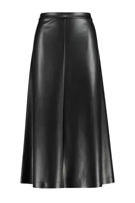 Midi-rok imitatieleer