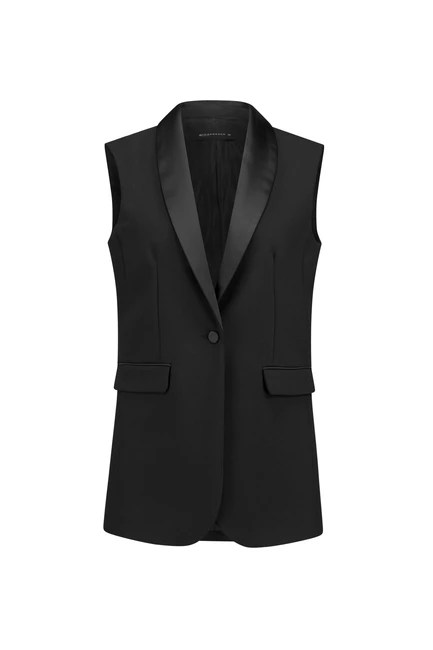 Mouwloze smoking blazer