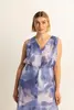 Mouwloze top met print