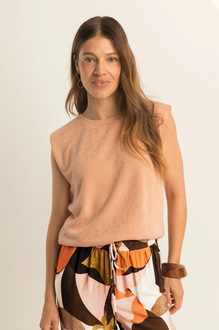 Mouwloze top