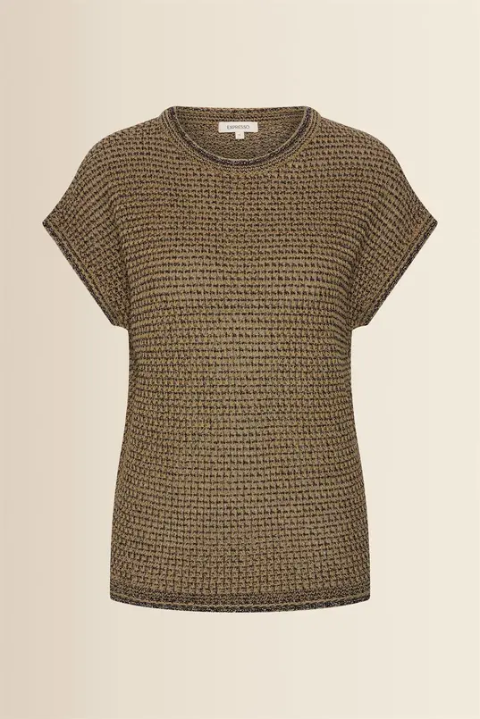 Opengebreide top
