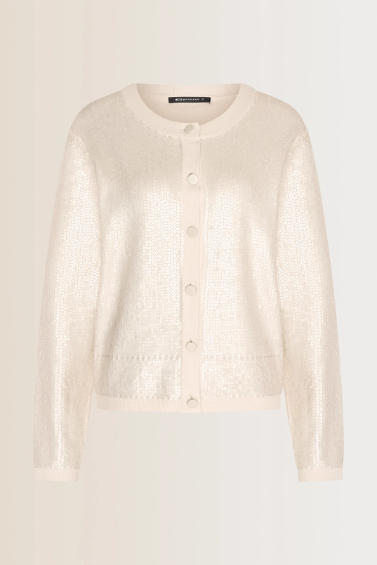 Pailletten cardigan