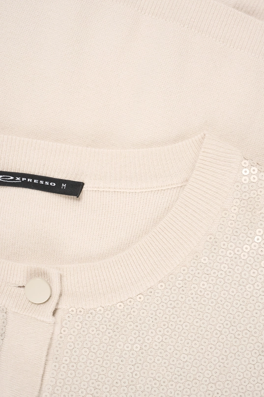 Pailletten cardigan