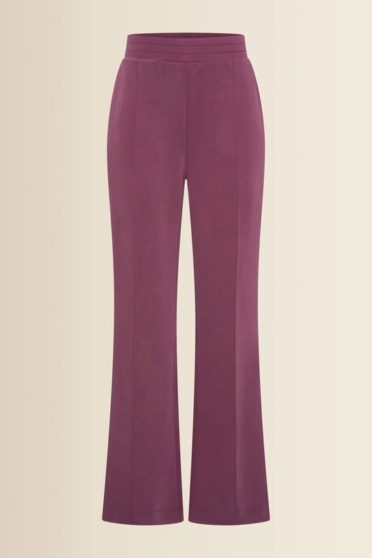 Pantalon met uitlopende pijpen