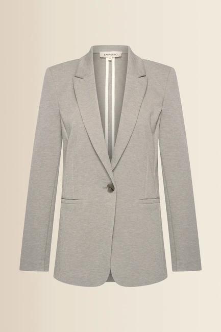 Pique geweven blazer