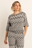Print top met pofmouwen