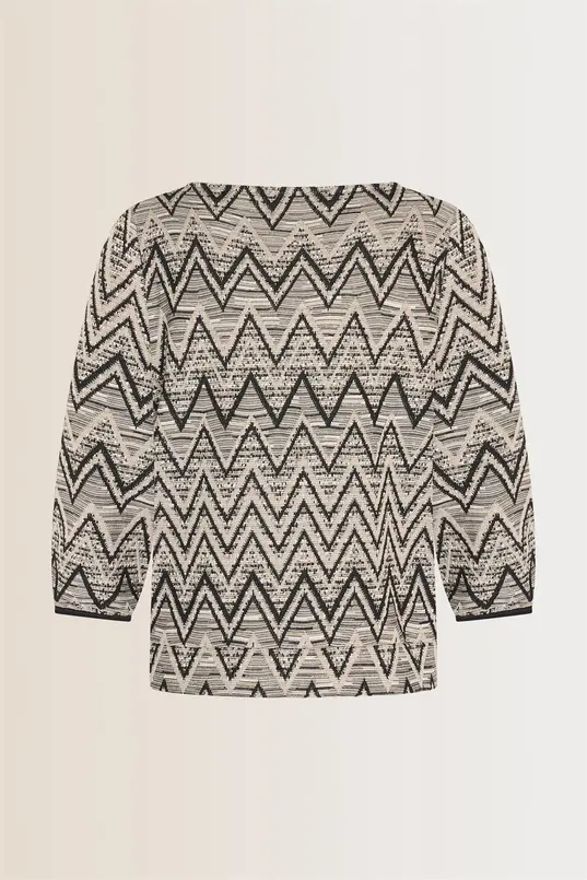 Print top met pofmouwen
