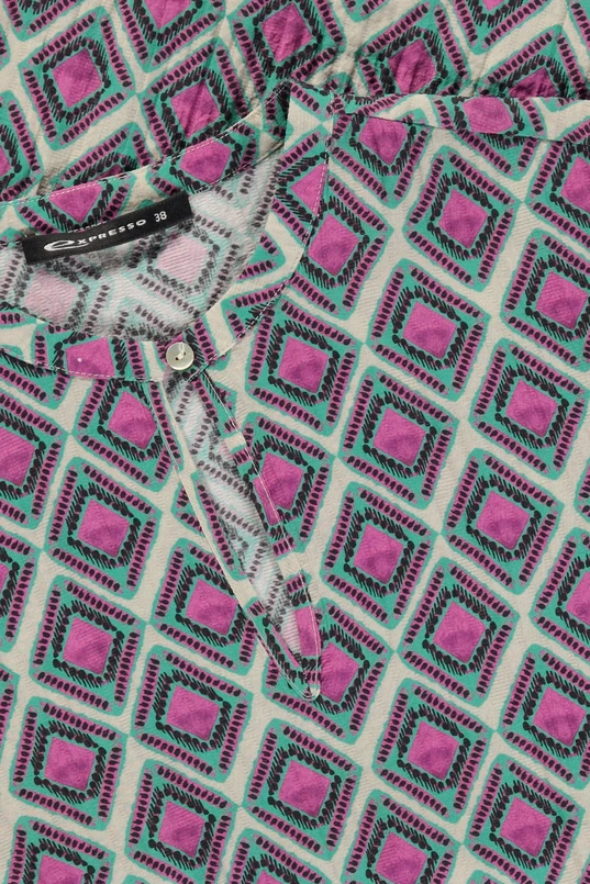 Printblouse met dessin