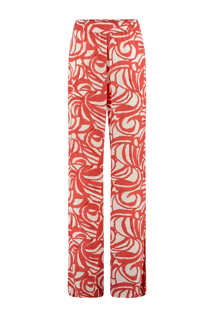 Pull-on broek met print