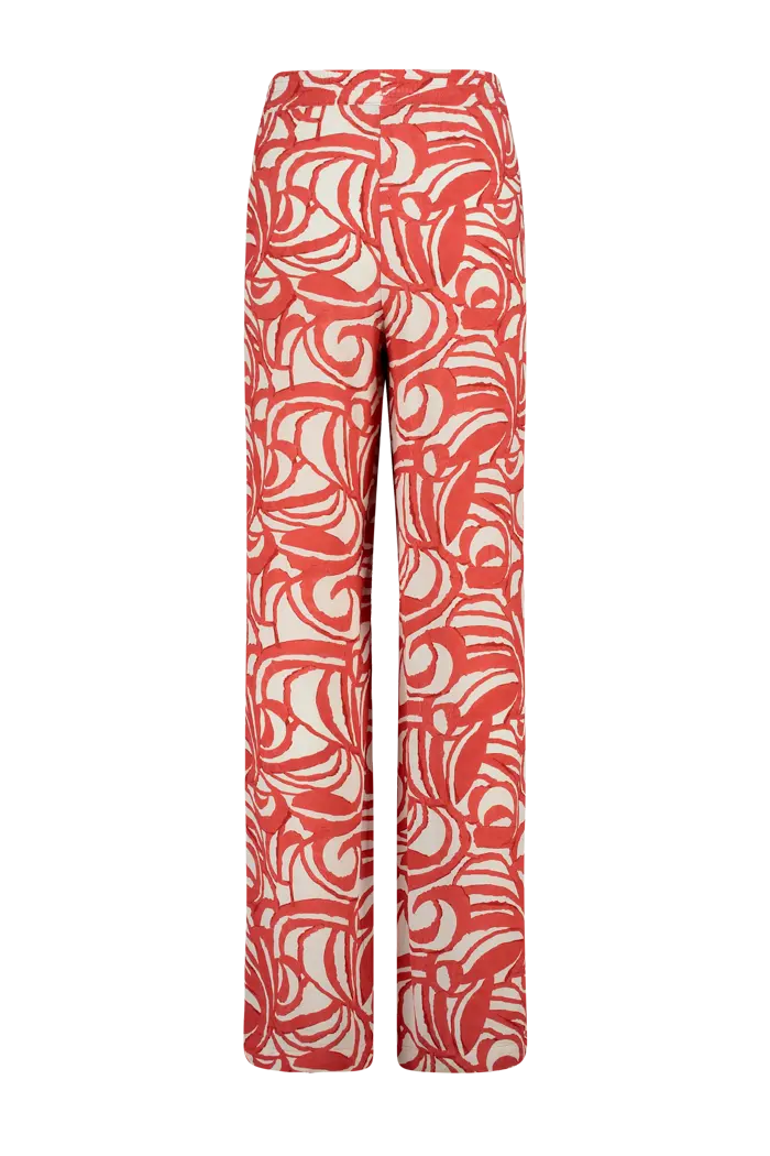 Pull-on broek met print