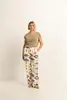 Pull-on broek multicolour print