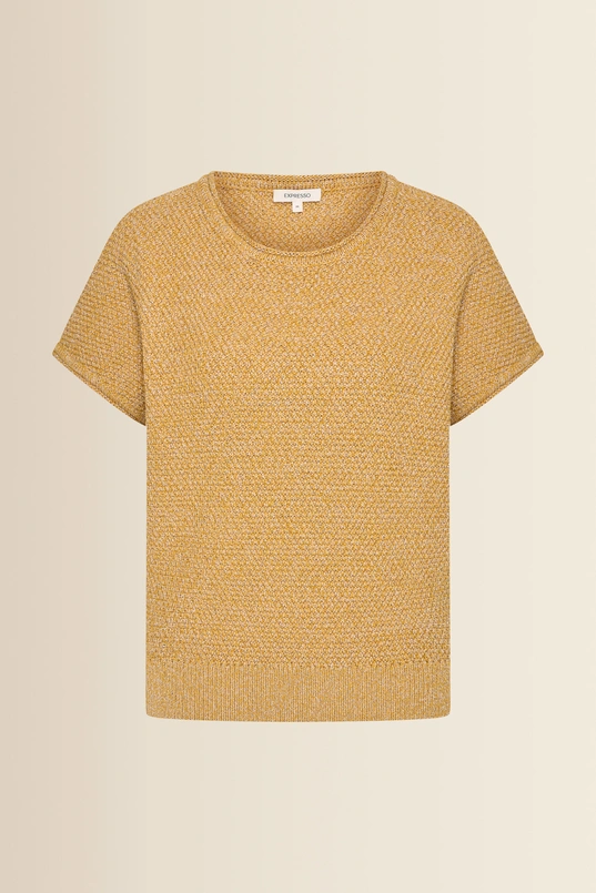 Pullover met metallic structuur