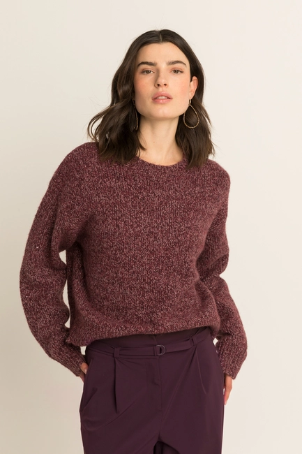 Pullover multicolor metallic