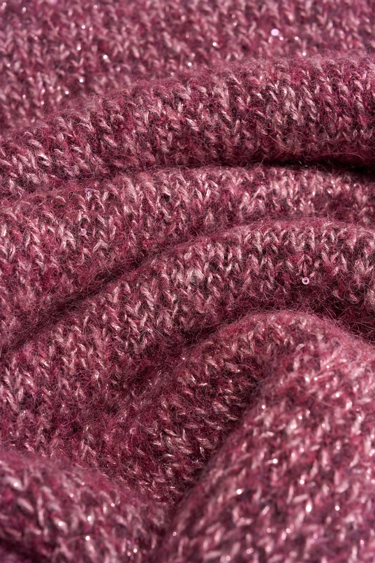 Pullover multicolor metallic