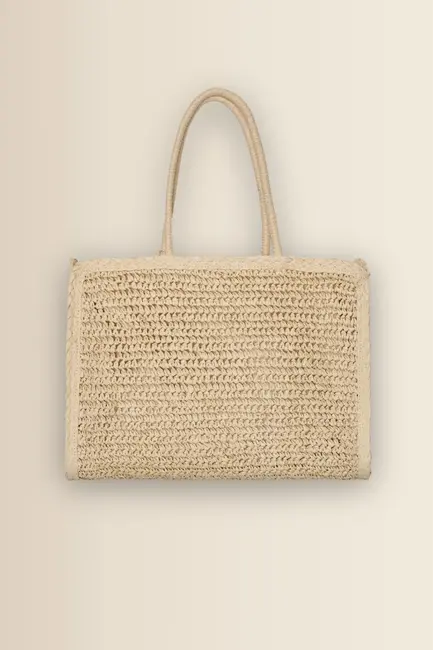 Raffia shopper