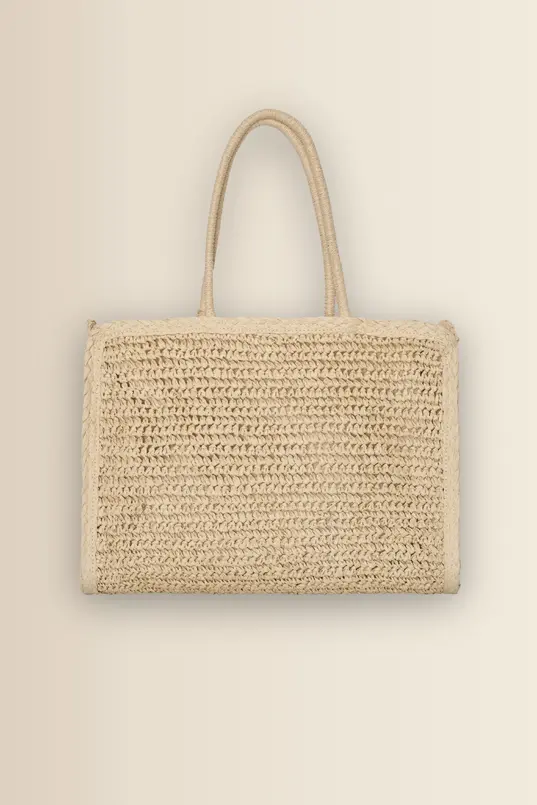 Raffia shopper