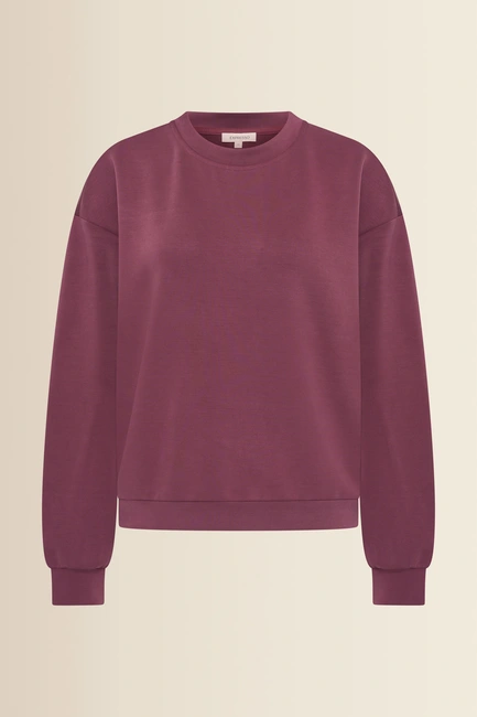 Relaxed sweater met ronde hals
