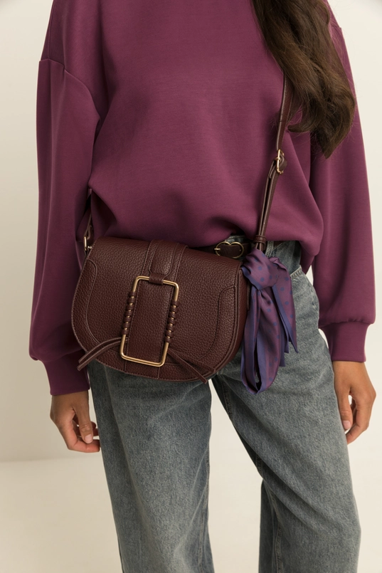 Relaxed sweater met ronde hals