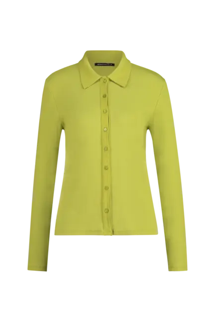 Ribjersey cardigan