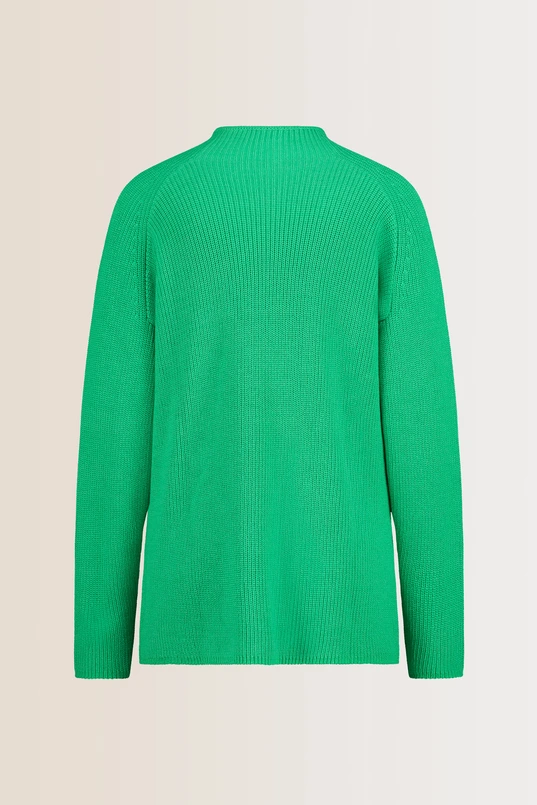 Ribtrui met turtleneck