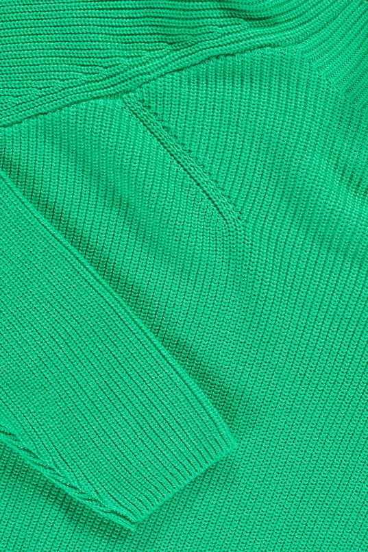 Ribtrui met turtleneck