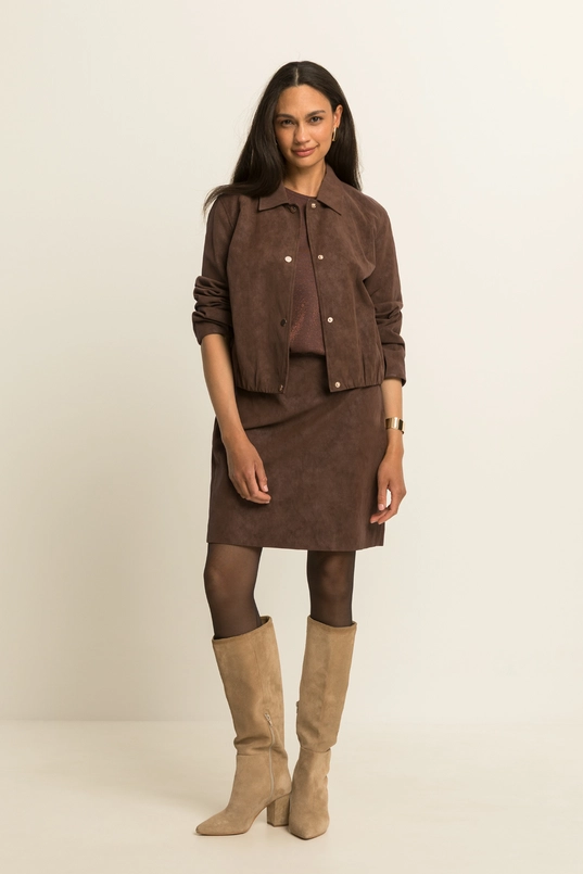 Rok in suèdelook