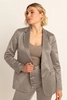 Satijnachtige blazer