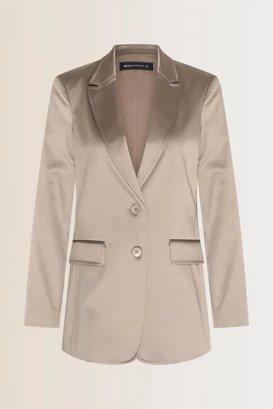 Satijnachtige blazer