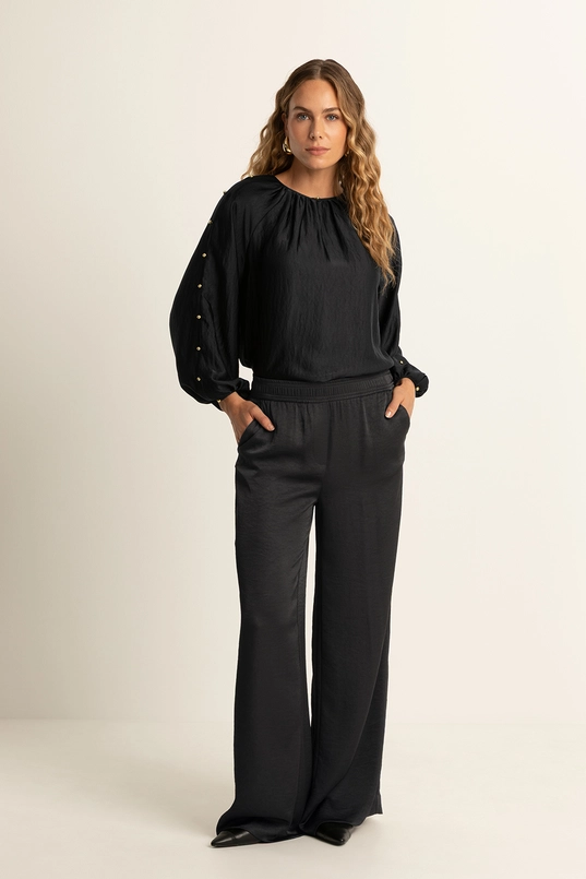 Satijnen blouse