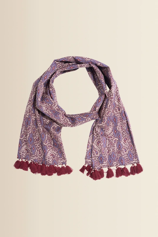 Scarf woven print