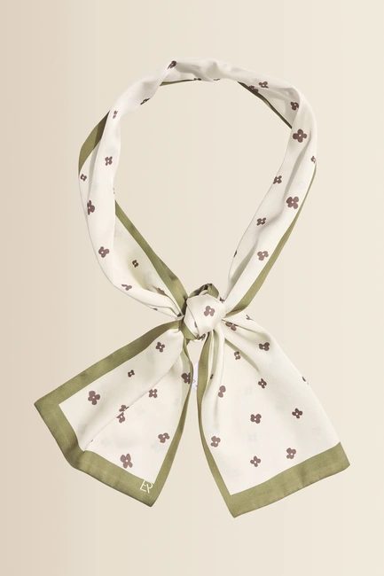 Shawl met bloemendessin