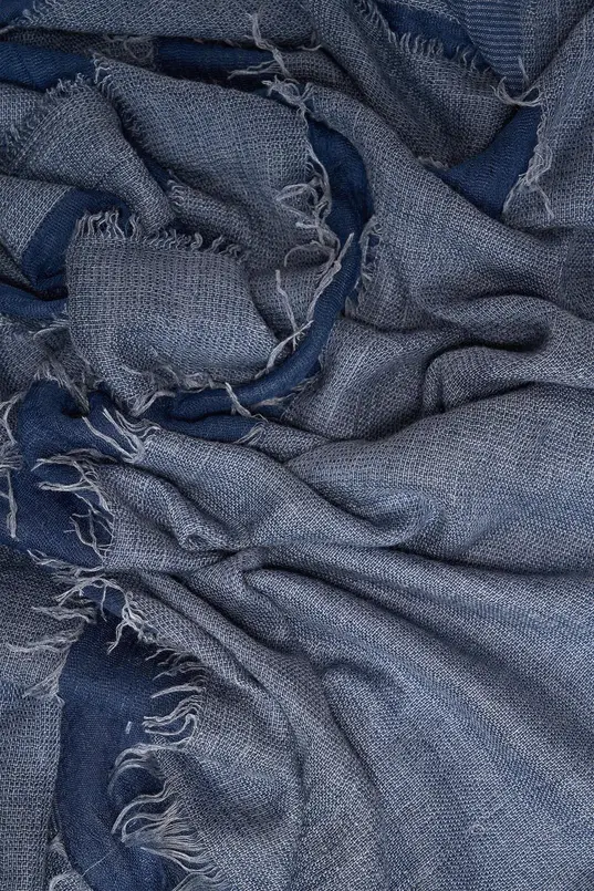 Shawl met franjes
