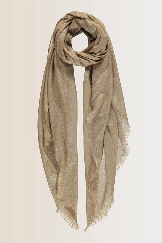Shawl met lurex