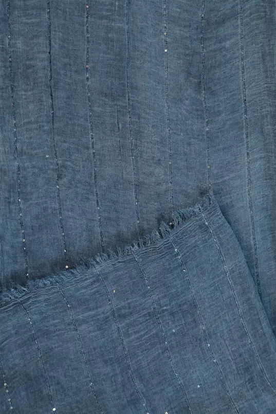 Shawl met paillettendetail