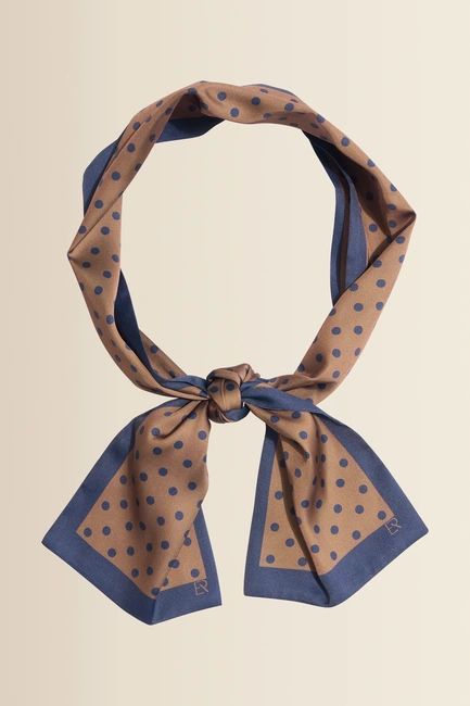 Shawl met stipdessin