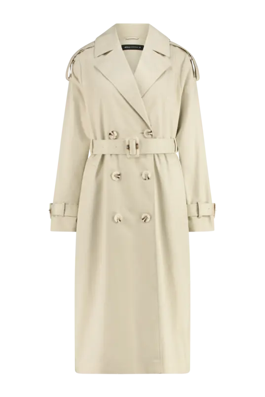 Soepele trenchcoat