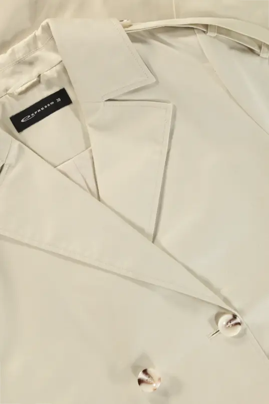 Soepele trenchcoat