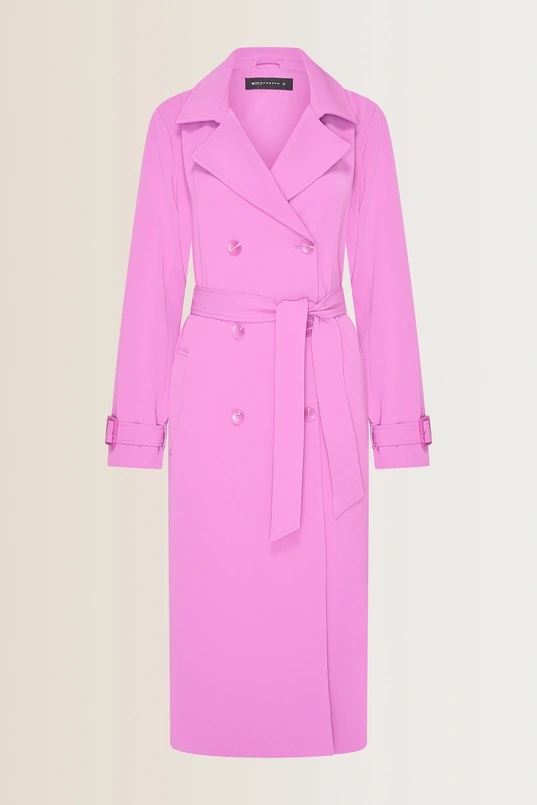 Soepelvallende trenchcoat