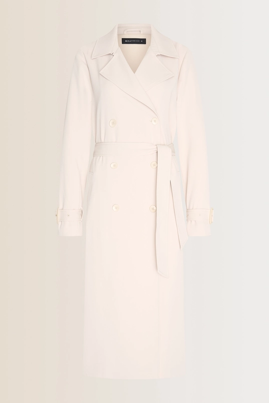 Soepelvallende trenchcoat