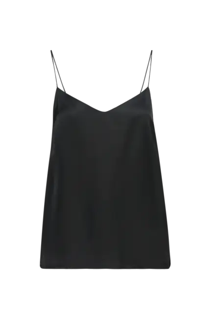 Spaghetti-top satijn