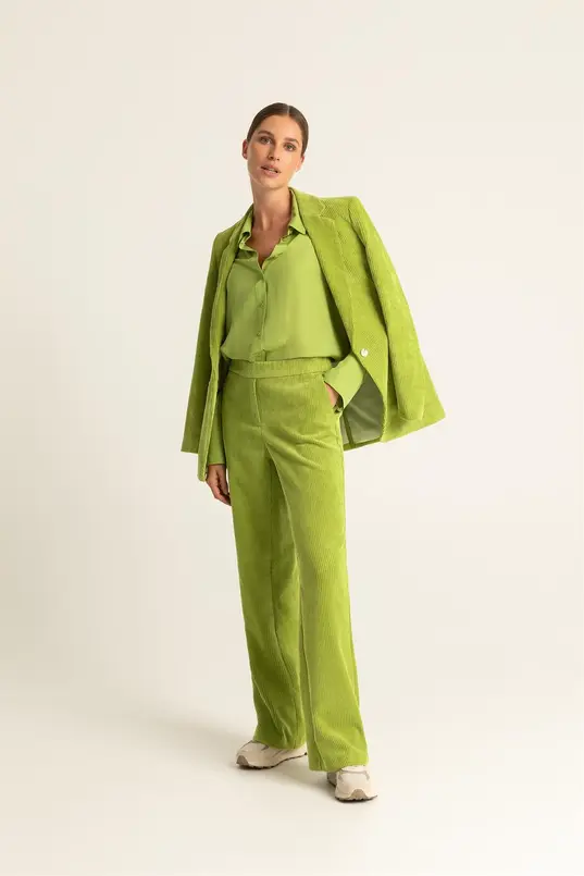 Stretch corduroy broek