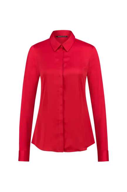 Stretch overhemdblouse