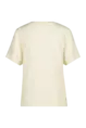 T-shirt met flockprint