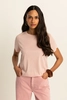 T-shirt met strassdetail