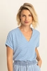 T-shirt met V-hals